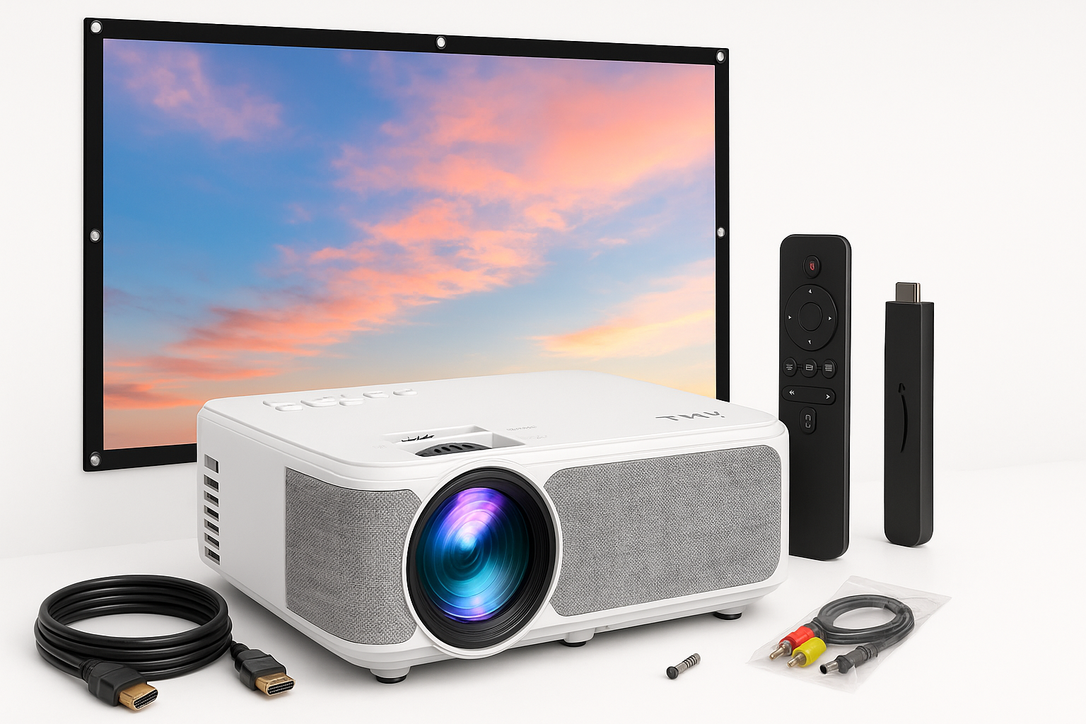 TMY 1080P Full HD Portable Mini Projector Review: Budget-Friendly Big Screen for Indoor & Outdoor Movie Nights