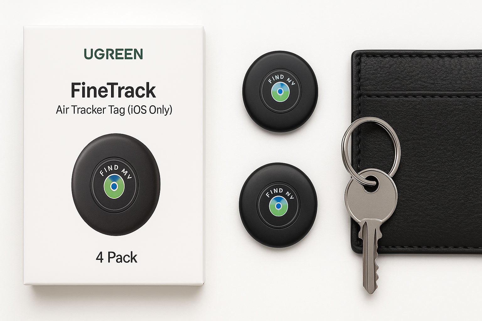 UGREEN FineTrack Air Tracker Tags (4‑Pack) Review: An Apple Find My Alternative for Everyday Items