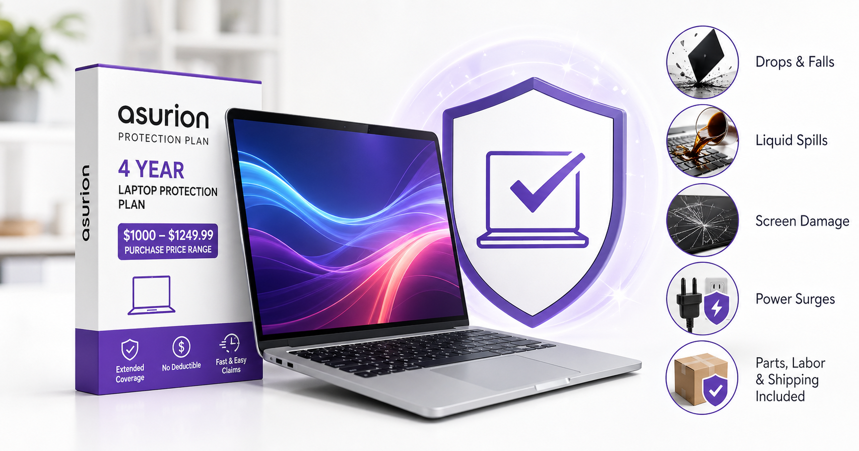 ASURION 4 Year Laptop Protection Plan ($1000–$1249.99) Review: Is It Worth It for Your Premium Notebook?