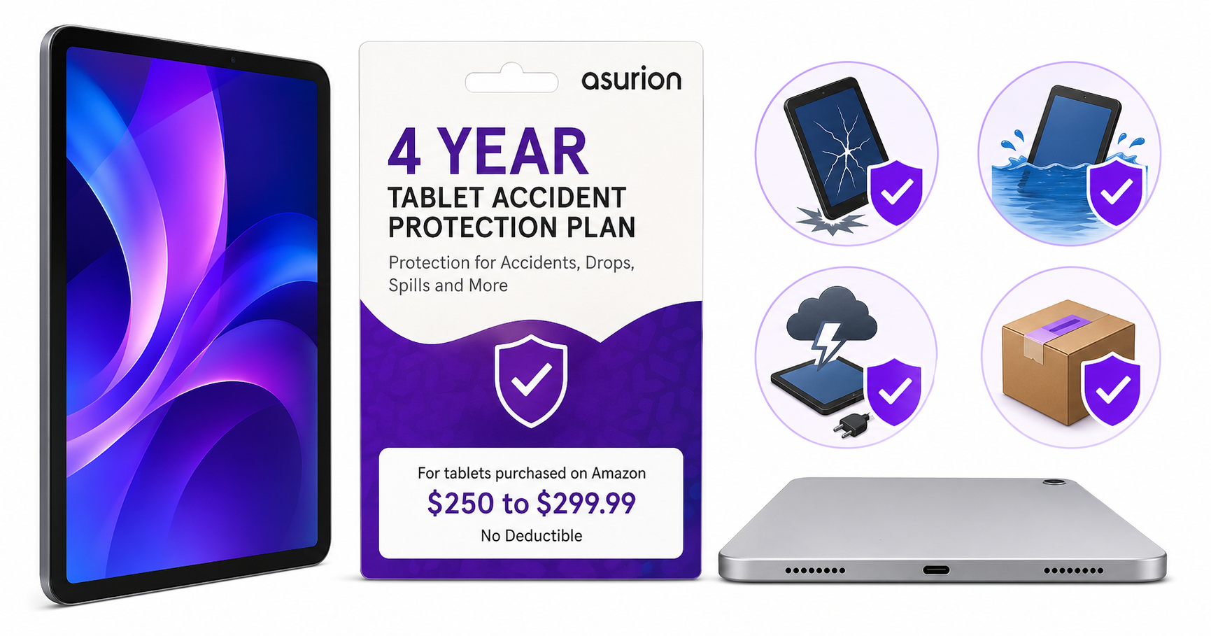 ASURION 4 Year Tablet Accident Protection Plan ($250–$299.99) Review