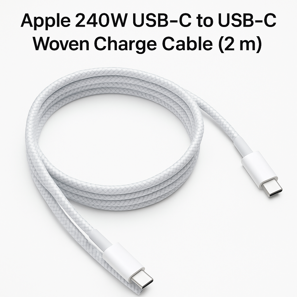 Apple 240W USB‑C to USB‑C Woven Charge Cable (2 m) Review: A Future‑Proof Charging Workhorse