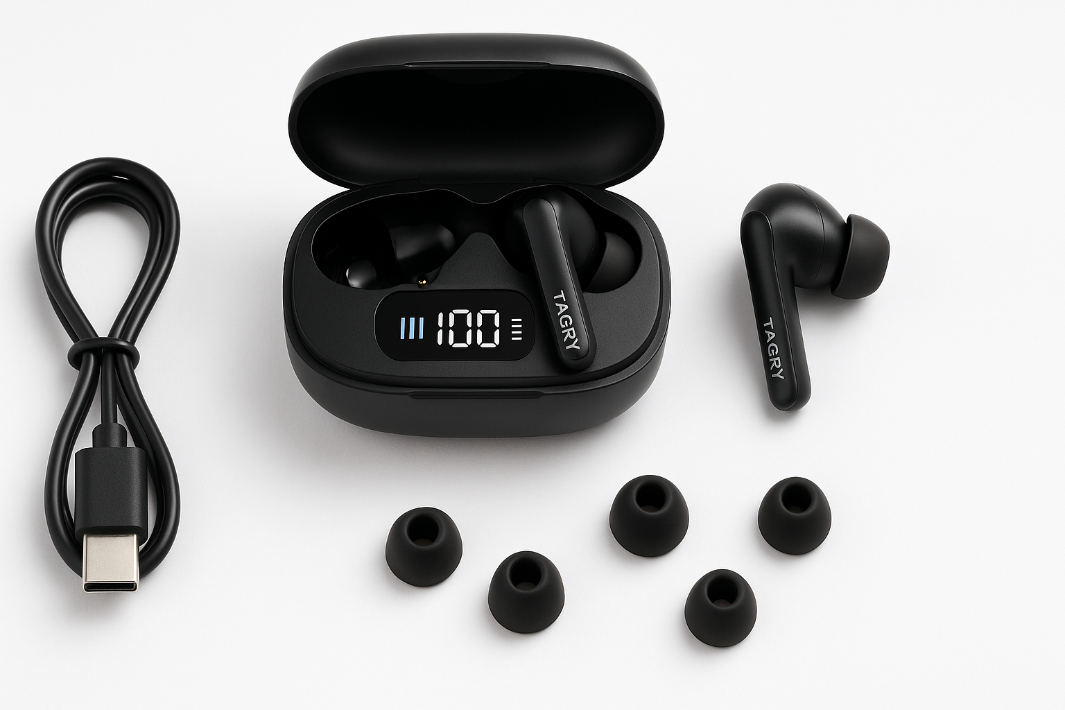 TAGRY X08 True Wireless Earbuds Review: Budget Battery Champ With Everyday Essentials