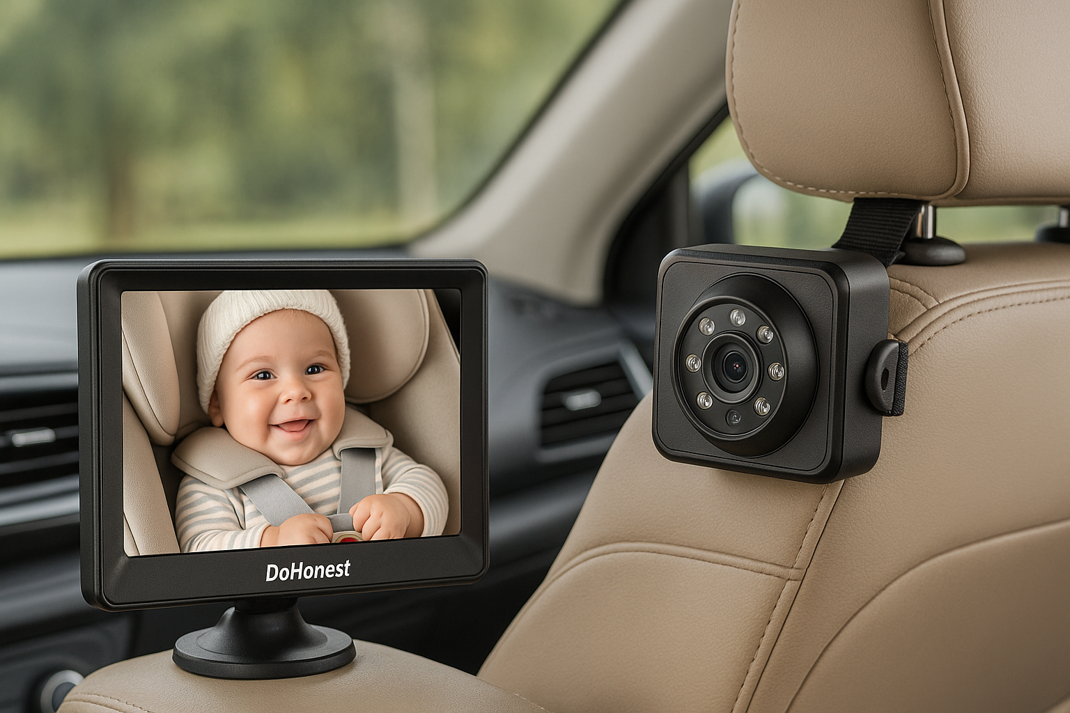 DoHonest Baby Car Camera HD 1080P Review: A Safer Alternative to Backseat Mirrors