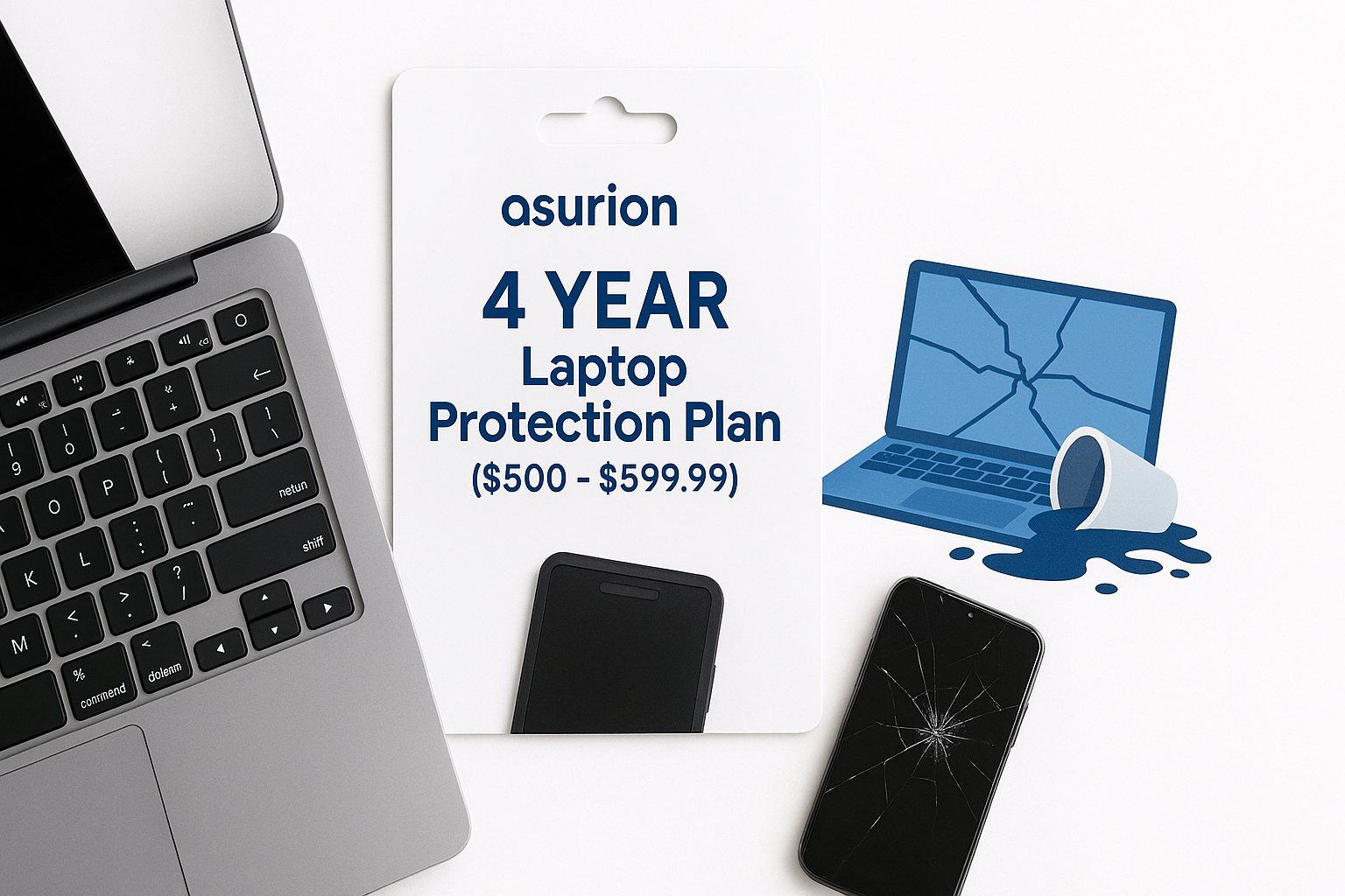 ASURION 4 Year Laptop Protection Plan ($500 – $599.99) Review