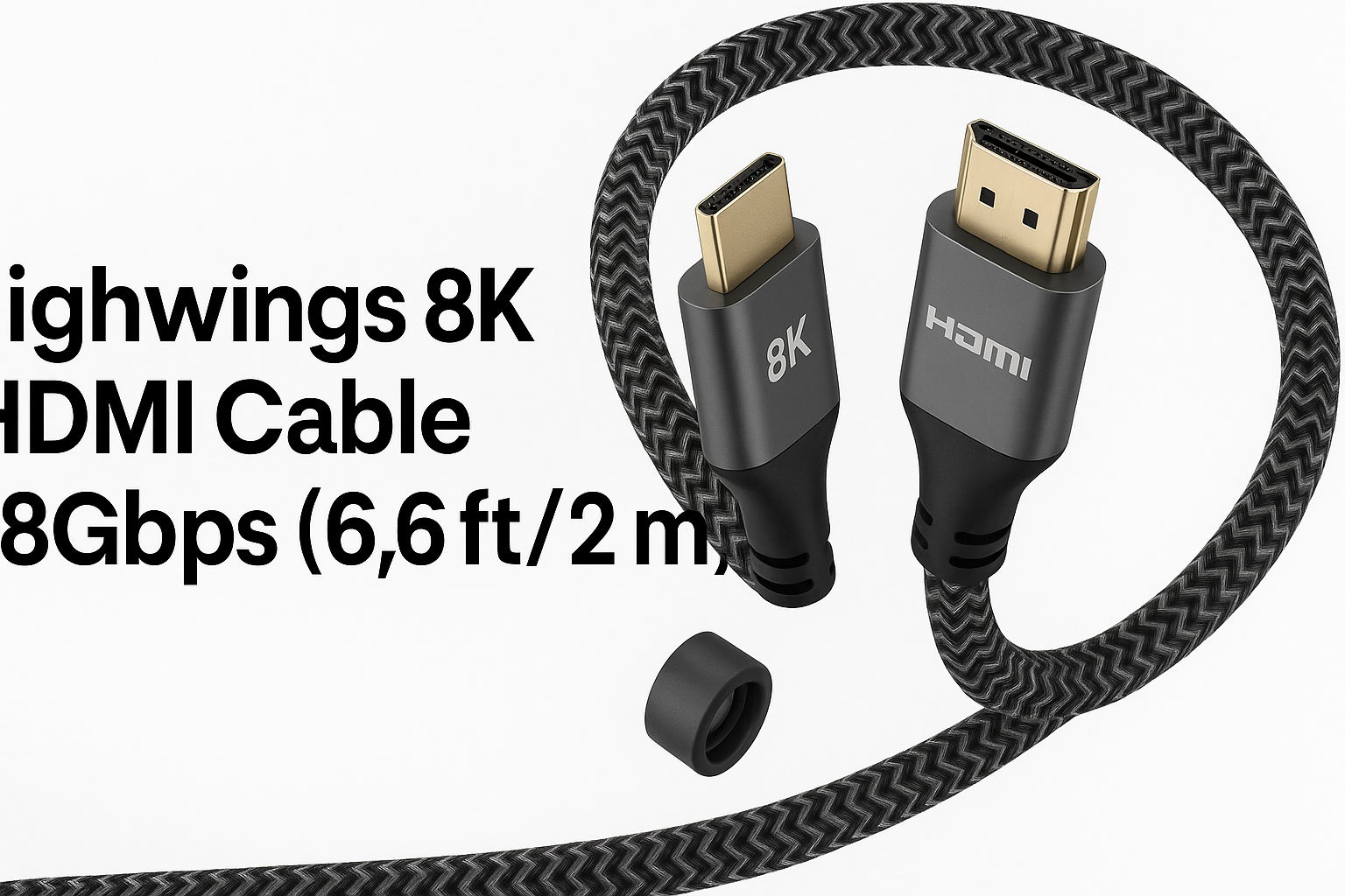 Highwings 8K 10K 4K HDMI 2.1 Cable (6.6 ft) Review: Affordable Ultra High Speed for Modern TVs and Consoles