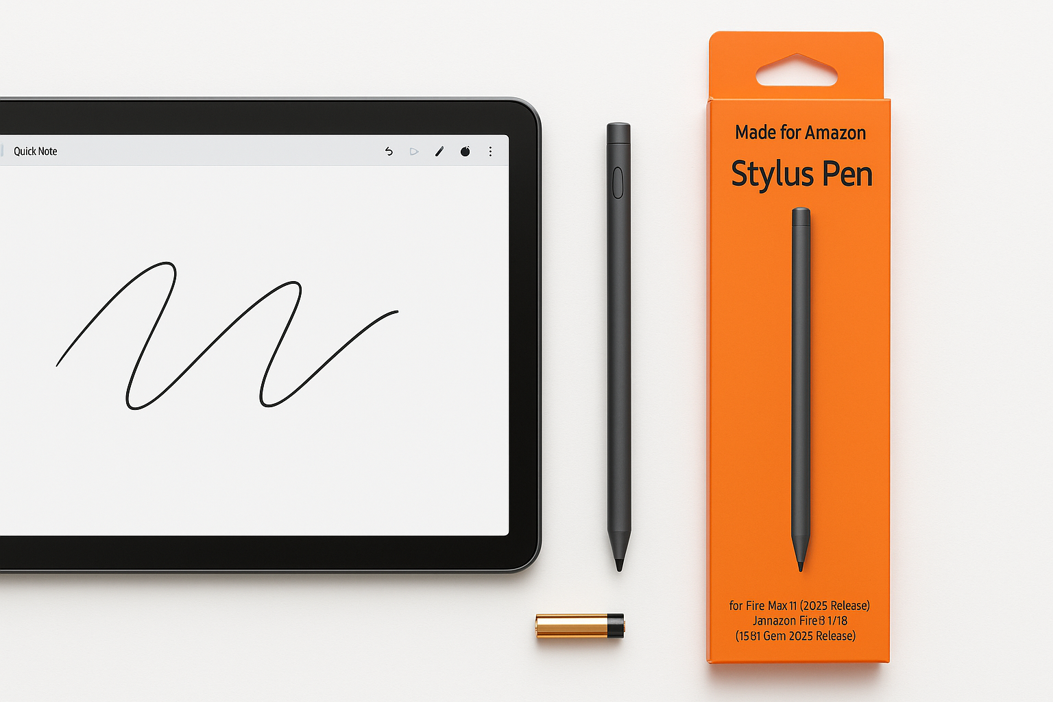 Made for Amazon Stylus Pen for Fire Max 11 & Fire HD 10 (13th Gen) Review