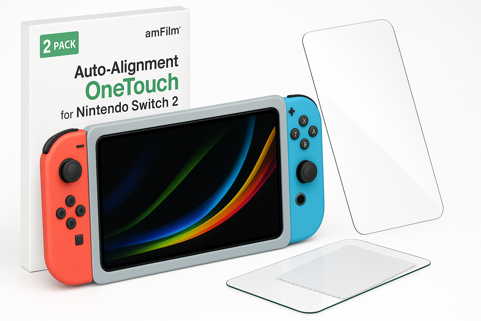 amFilm Auto-Alignment OneTouch Screen Protector for Nintendo Switch 2 (2025) Review