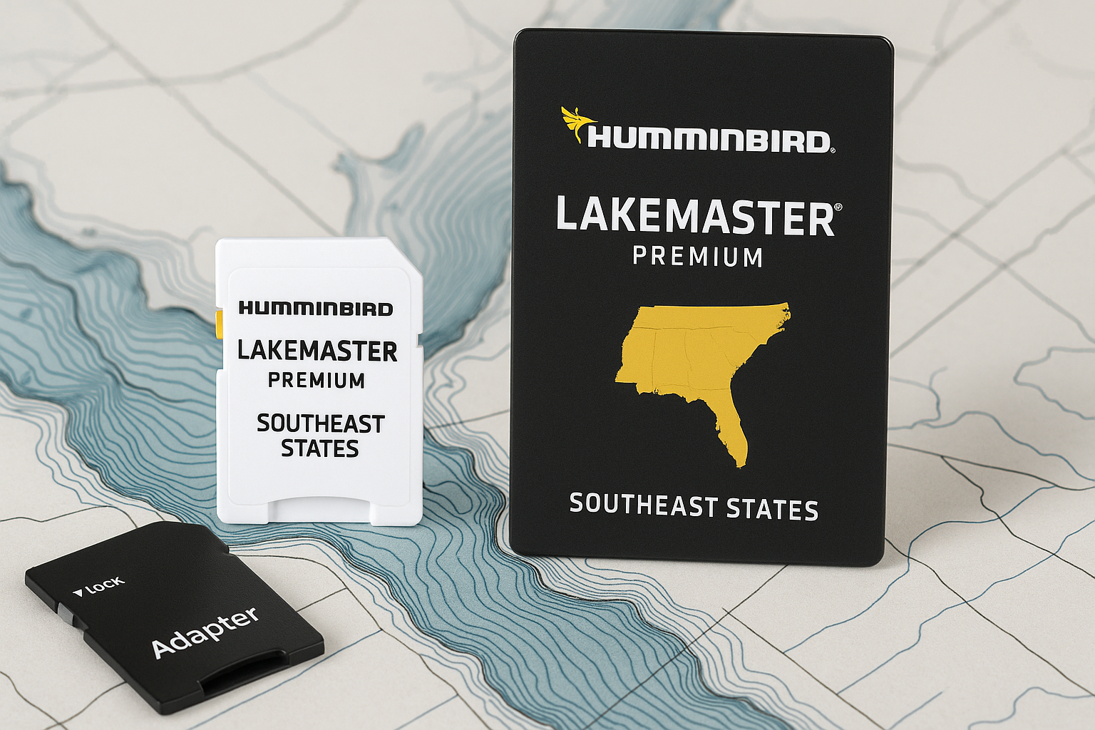 Humminbird LakeMaster Premium Southeast States V1: Detailed Mapping for Serious Anglers