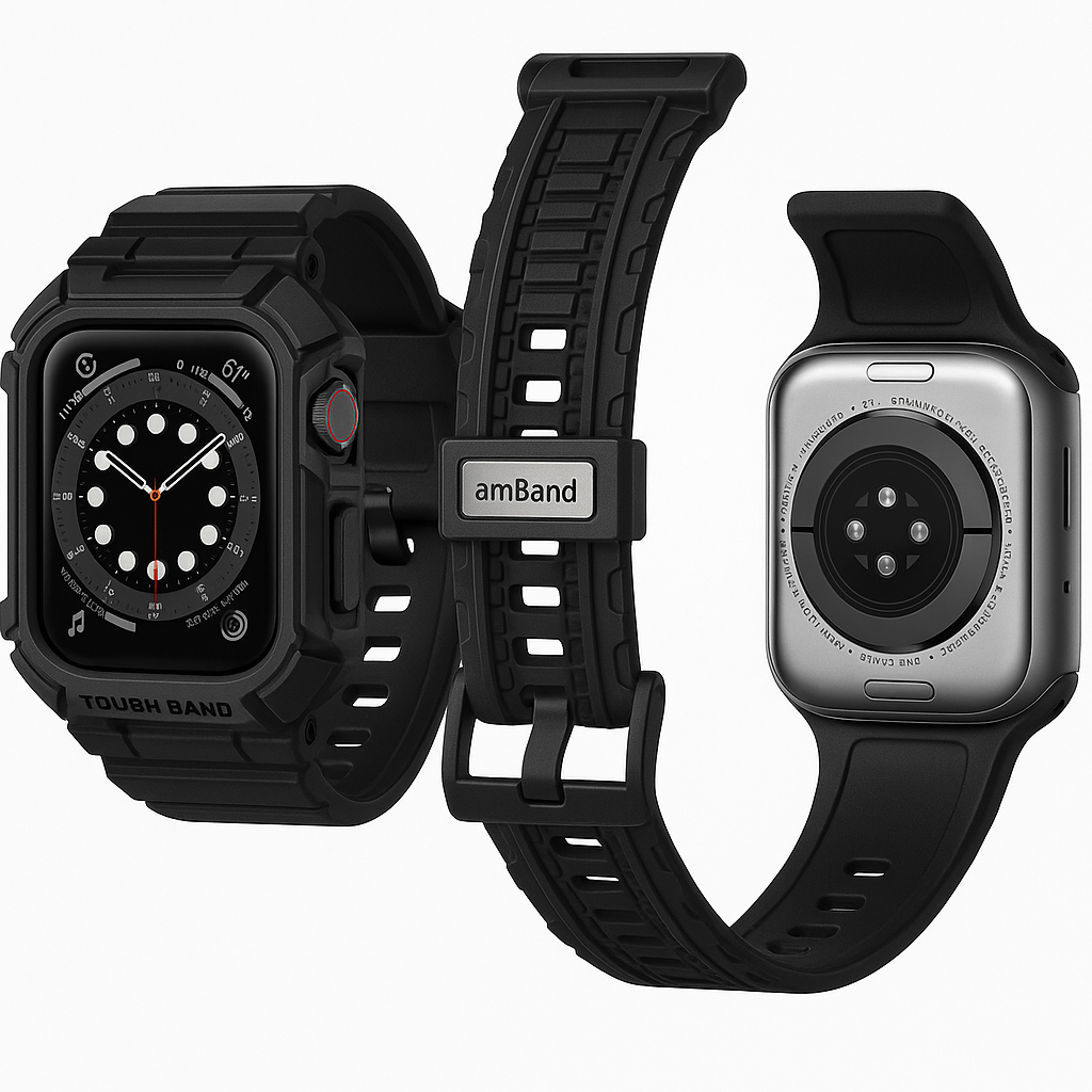 amBand M1 Sport Series Rugged Case and Band for Apple Watch: Tough Everyday Protection for Active Users
