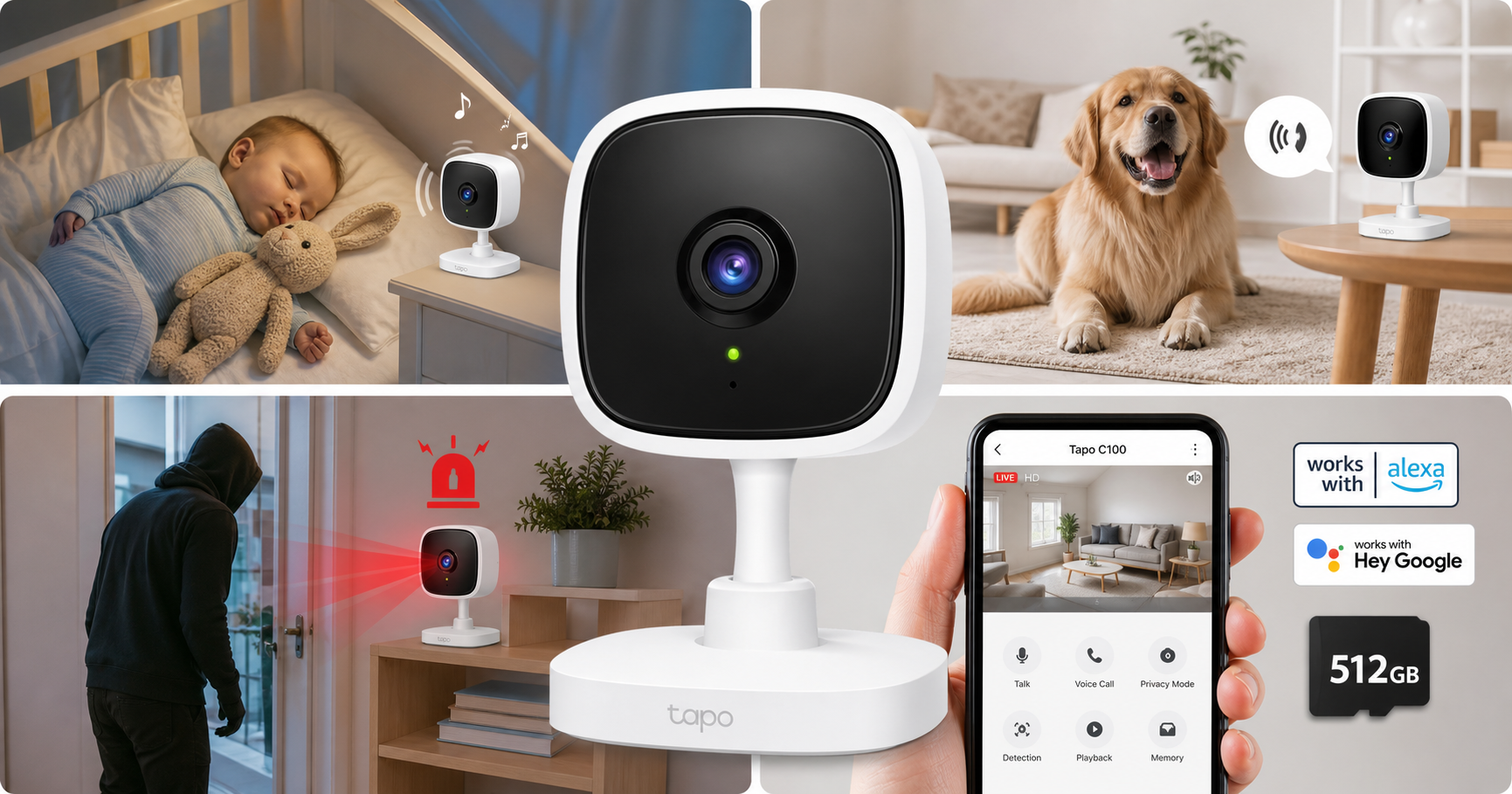 TP-Link Tapo C100 Review: Affordable 1080p Indoor Security Camera for Home, Baby, and Pets