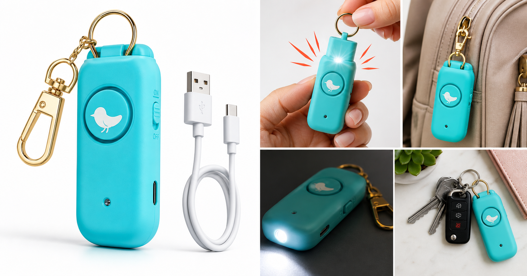 She’s Birdie 3.0 Personal Safety Alarm (Aqua Blue) Review: Compact Protection with a Louder, Smarter Design