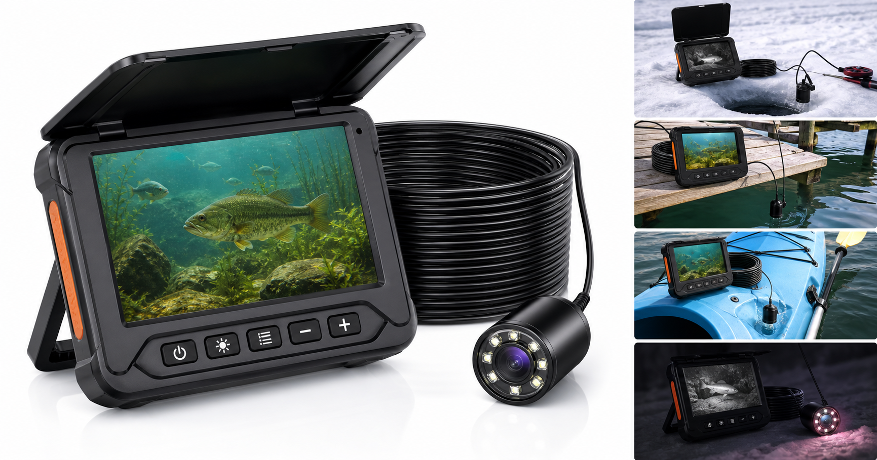 SUNMORN Underwater Fishing Camera (4.3" LCD, 50 ft Cable) Review