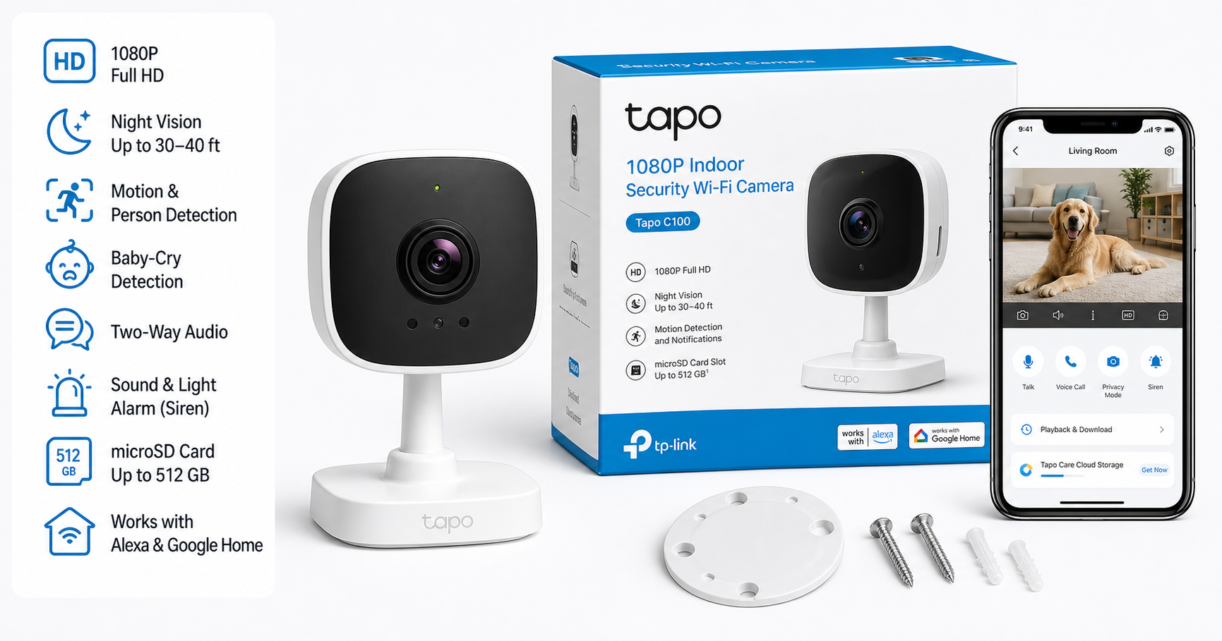 TP-Link Tapo C100 Review: Affordable 1080P Indoor Camera for Everyday Home Monitoring