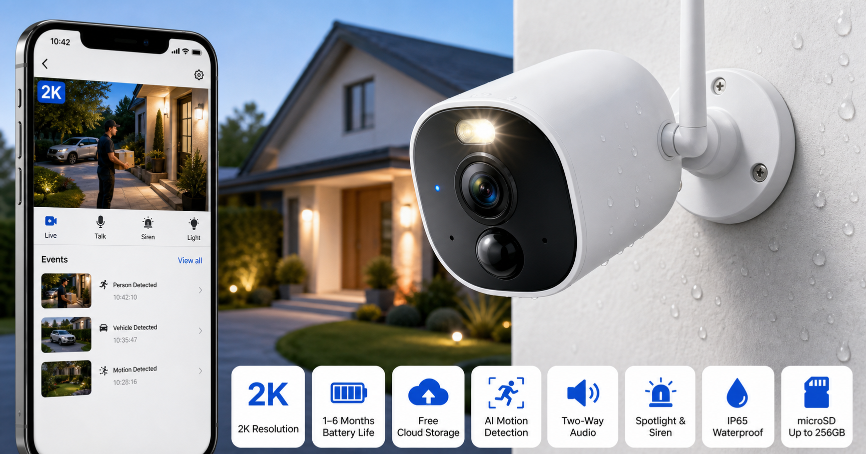 2026 Upgraded 2K Wireless Outdoor Security Camera Review: Flexible, Cloud-First Protection for Home Security
