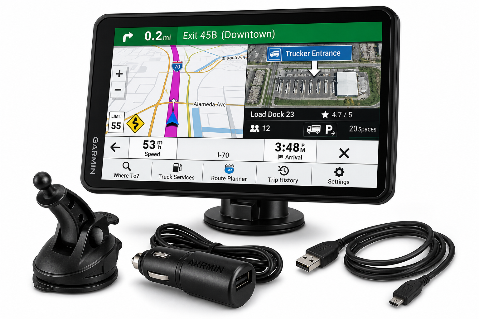 Garmin dezl OTR720 (Renewed) Review: A Truck-Focused 7" GPS Navigator with Pro-Grade Routing
