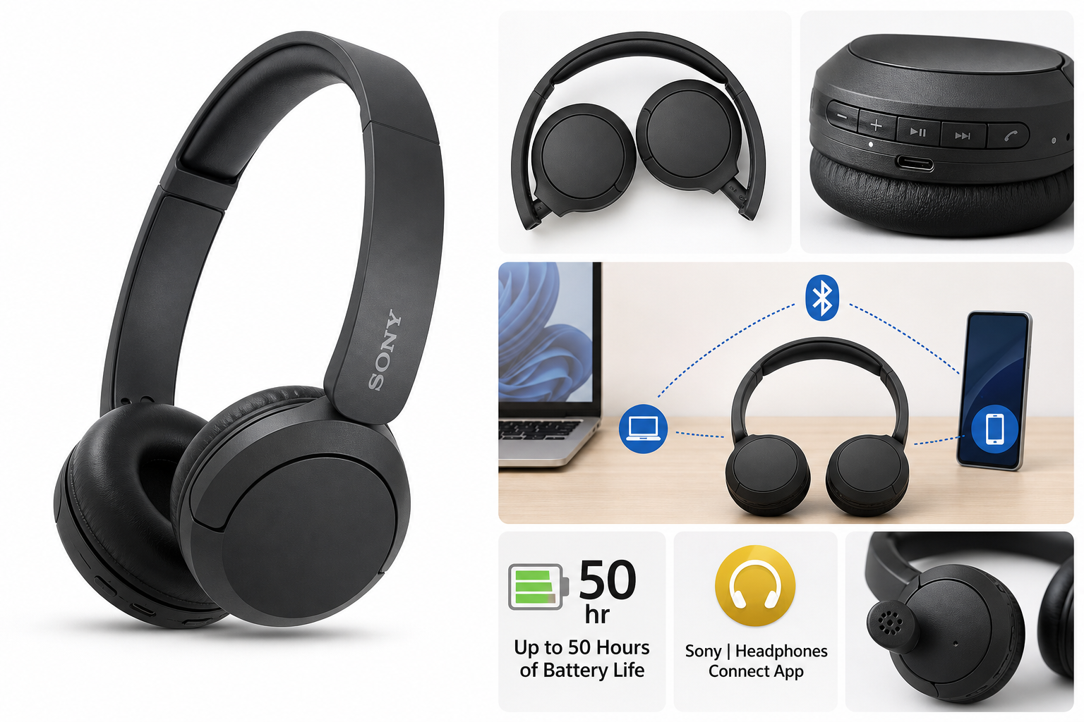 Sony WH-CH520 Wireless On-Ear Headphones Review: Everyday Listening with Massive Battery Life