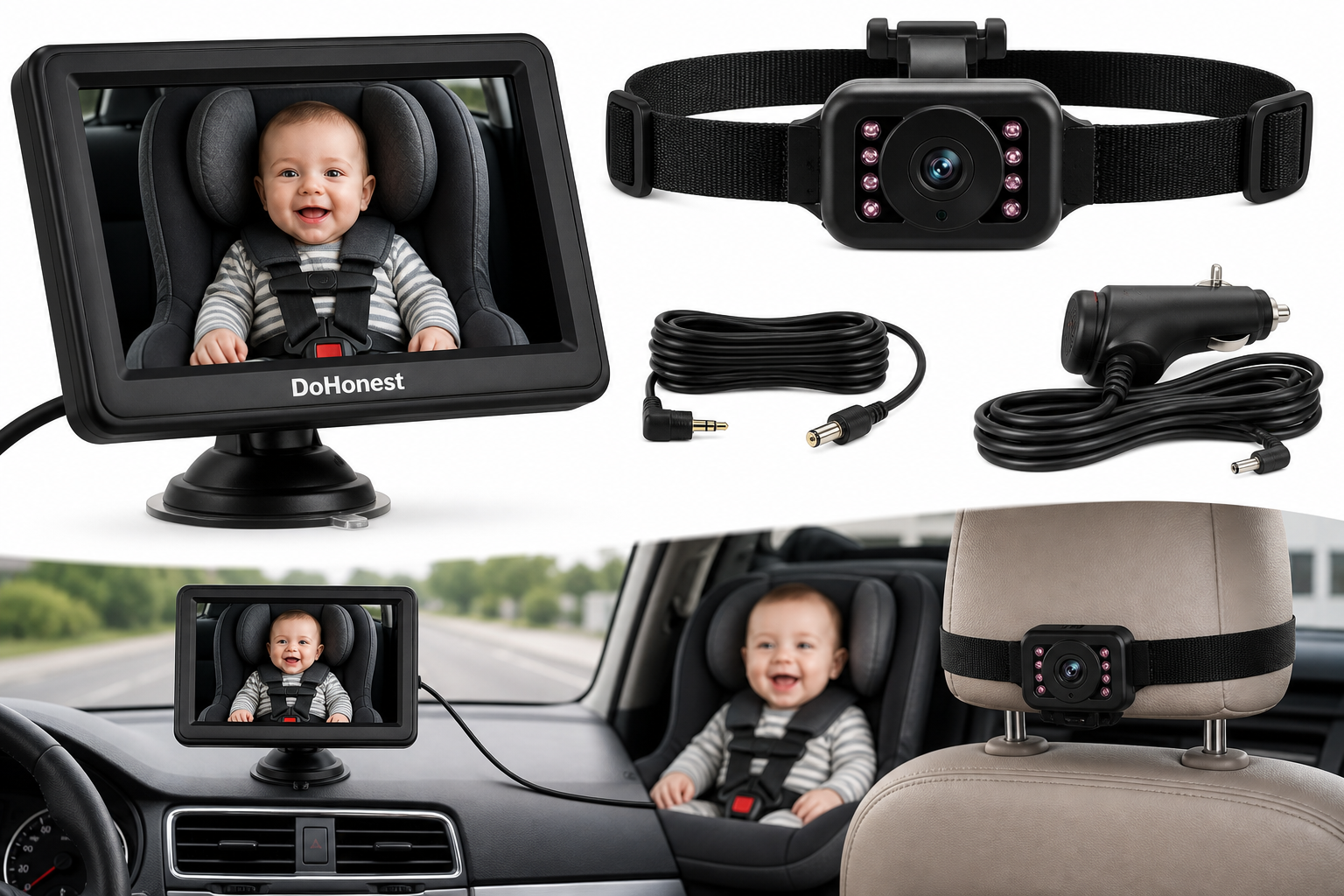 DoHonest Baby Car Camera HD 1080P Review: A Safer Way to Monitor Rear-Facing Infants on the Road
