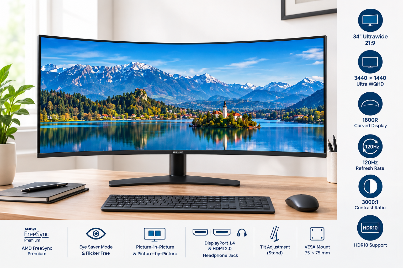 Samsung 34-Inch ViewFinity S5 S55GH Ultrawide Monitor Review