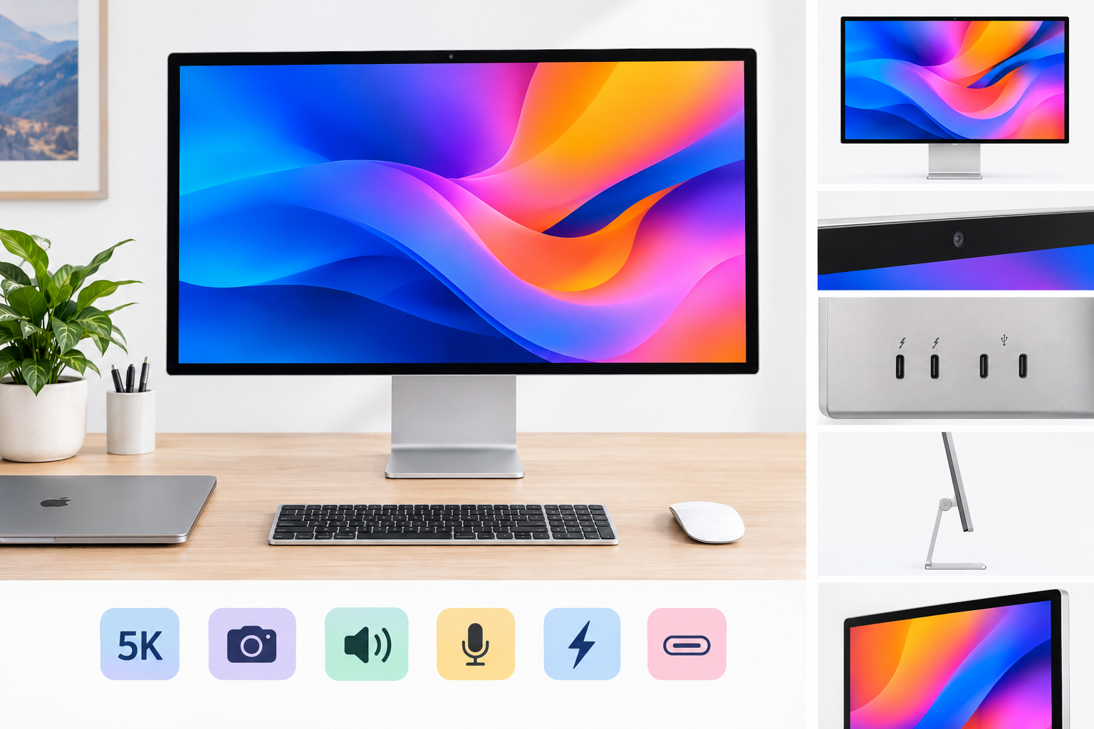 Apple Studio Display Review: 5K Retina Clarity with Integrated Camera, Audio, and Thunderbolt 5