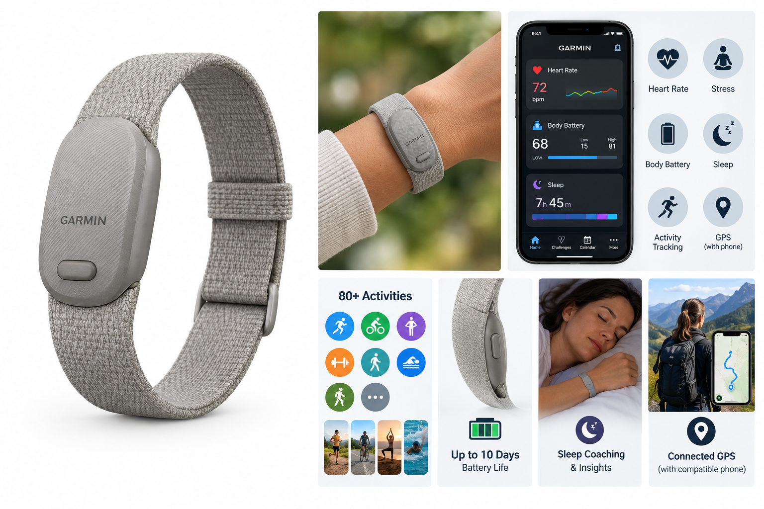[Garmin CIRQA Smart Band Review](https://www.amazon.com/dp/B0H94C68DZ): A Screenless, Subscription-Free Health and Fitness Tracker