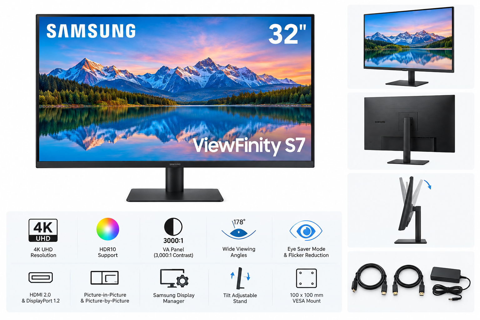 Samsung 32-Inch ViewFinity S7 S70H 4K Monitor Review
